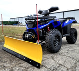 MSA 400 ATV 400cc With Snow Plow 4 x 4 Hi/Low Gears - MSA 400 WITH PLOW - BLUE