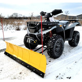 MSA 400 ATV 400cc With Snow Plow 4 x 4 Hi/Low Gears - MSA 400 WITH PLOW - GREY