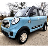 Electric 4 Door Mini Bug 60v Electric Golf Cart LSV With Rear Hatch