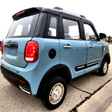 Electric 4 Door Mini Bug 60v Electric Golf Cart LSV With Rear Hatch