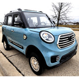 Electric 4 Door Mini Bug 60v Electric Golf Cart LSV With Rear Hatch