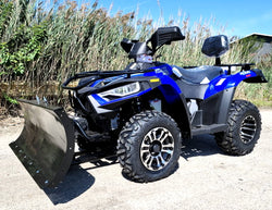 MSA 300cc 4x4 ATV With Snow Plow UTV - Utility Vehicle Four Wheel Drive - Blue