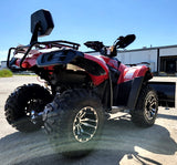 MSA 300cc 4x4 ATV With Snow Plow UTV - Utility Vehicle Four Wheel Drive - Red