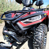 MSA 300cc 4x4 ATV With Snow Plow UTV - Utility Vehicle Four Wheel Drive - Red