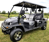 GSI - 400cc GVX LIMO - Cazador Limo - Gas Golf Cart 6 Seater GVX Limo EFI Utility Vehicle Six Passenger UTV 2WD/4WD - CAZADOR LIMO 400cc - XY450U-B