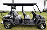 6 Seater Gas Golf Cart GVX Limo EFI Utility Vehicle Six Passenger UTV 2WD/4WD - CAZADOR LIMO 400cc - BLUE