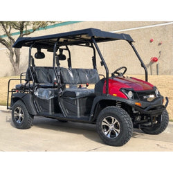 GSI - 400cc GVX LIMO - Cazador Limo - Gas Golf Cart 6 Seater GVX Limo EFI Utility Vehicle Six Passenger UTV 2WD/4WD - CAZADOR LIMO 400cc - XY450U-B