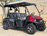 GSI - 400cc GVX LIMO - Cazador Limo - Gas Golf Cart 6 Seater GVX Limo EFI Utility Vehicle Six Passenger UTV 2WD/4WD - CAZADOR LIMO 400cc - XY450U-B