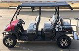 6 Seater Gas Golf Cart GVX Limo EFI Utility Vehicle Six Passenger UTV 2WD/4WD - CAZADOR LIMO 400cc - BLUE