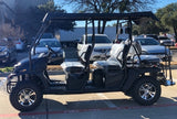 6 Seater Gas Golf Cart GVX Limo EFI Utility Vehicle Six Passenger UTV 2WD/4WD - CAZADOR LIMO 400cc - BLUE