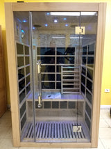 2-3 Person FAR Infrared Sauna Canadian Hemlock - Romantic 2 Person - NEW - OPEN BOX
