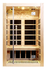 2-3 Person FAR Infrared Sauna Canadian Hemlock - Romantic 2 Person - NEW - OPEN BOX
