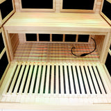 2-3 Person FAR Infrared Sauna Canadian Hemlock - Romantic 2 Person - NEW - OPEN BOX