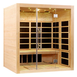 GSI - 4 Person FAR Infrared Sauna Canadian Hemlock - Modern Dream