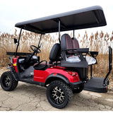 48V Electric Golf Cart 4 Seater Lifted Renegade Edition Utility Golf UTV Compare To Coleman Kandi 4p - Red