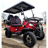 48V Electric Golf Cart 4 Seater Lifted Renegade Edition Utility Golf UTV Compare To Coleman Kandi 4p - Red