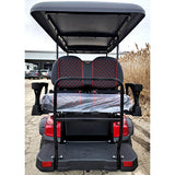 48V Electric Golf Cart 4 Seater Lifted Renegade Edition Utility Golf UTV Compare To Coleman Kandi 4p - Red