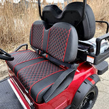 48V Electric Golf Cart 4 Seater Lifted Renegade Edition Utility Golf UTV Compare To Coleman Kandi 4p - Red