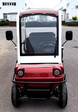 Electric Golf Cart Limo LSV Low Speed Vehicle Six Passenger - 60v Skyline Transporter - Red