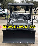 400cc GVX Gas Golf Cart UTV 4x4 With Snow Plow & Rear Flip Seat - All Wheel Drive ATV-CDU