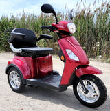 48 Volt Adult Mobility Trike Scooter Mobile Edition by Safer123 - 36 - RED