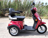 48 Volt Adult Mobility Trike Scooter Mobile Edition by Safer123 - 36 - RED