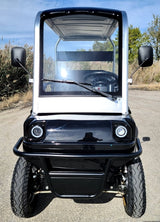 Electric Golf Cart Limo LSV Low Speed Vehicle Six Passenger - 60v Skyline Transporter - Black