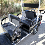 Electric Golf Cart Limo LSV Low Speed Vehicle Six Passenger - 60v Skyline Transporter - Black