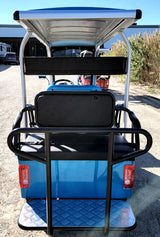 Electric Golf Cart Limo LSV Low Speed Vehicle Six Passenger - 60v Skyline Transporter - Blue