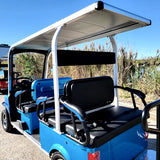 Electric Golf Cart Limo LSV Low Speed Vehicle Six Passenger - 60v Skyline Transporter - Blue