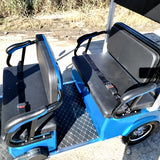 Electric Golf Cart Limo LSV Low Speed Vehicle Six Passenger - 60v Skyline Transporter - Blue