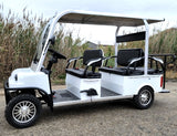 Electric Golf Cart Limo LSV Low Speed Vehicle Six Passenger - 60v Skyline Transporter