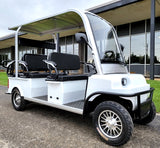 Electric Golf Cart Limo LSV Low Speed Vehicle Six Passenger - 60v Skyline Transporter