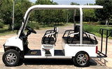6 Seater Electric Golf Cart Limo LSV Low Speed Vehicle Six Passenger - 60v Skyline Transporter