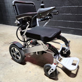 Electric Folding Wheelchair With Optional Remote Control Motorized & Lithium Battery Powered - Lightweight Aluminum Alloy Frame - Move It 9000