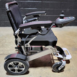 Electric Folding Wheelchair With Optional Remote Control Motorized & Lithium Battery Powered - Lightweight Aluminum Alloy Frame - Move It 9000