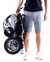 GSI - Electric Folding Wheelchair With Optional Remote Control Motorized & Lithium Battery Powered - Lightweight Aluminum Alloy Frame - Move It 9000