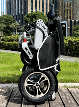 GSI - Electric Folding Wheelchair With Optional Remote Control Motorized & Lithium Battery Powered - Lightweight Aluminum Alloy Frame - Move It 9000