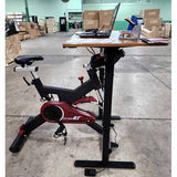 Commercial Cycle Treadmill Desk GT - Indoor Cycling Stationary Bicycle With Electric Adjusting Desk