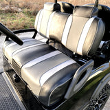 Terminator 48v Electric Golf Cart Four Seater - Massive Rims/Tires Flip Seat & Optionally Fully Loaded - Black Demo Model