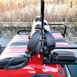 Terminator 48v Electric Golf Cart Four Seater BRAND NEW - Massive Rims/Tires Flip Seat & Optionally Fully Loaded - Red Body/Red Seats