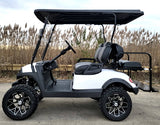 Terminator 48v Electric Golf Cart Four Seater BRAND NEW - Massive Rims/Tires Flip Seat & Optionally Fully Loaded - White