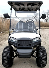 Terminator 48v Electric Golf Cart Four Seater BRAND NEW - Massive Rims/Tires Flip Seat & Optionally Fully Loaded - White