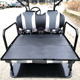 Terminator 48v Electric Golf Cart Four Seater BRAND NEW - Massive Rims/Tires Flip Seat & Optionally Fully Loaded - Black