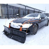 75” Lightweight V-Plow for your Car Strap On Snow Plow For Vehicle