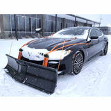 75” Lightweight V-Plow for your Car Strap On Snow Plow For Vehicle