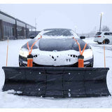 75” Lightweight V-Plow for your Car Strap On Snow Plow For Vehicle