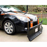 75” Lightweight V-Plow for your Car Strap On Snow Plow For Vehicle