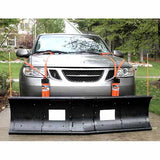 75” Lightweight V-Plow for your Car Strap On Snow Plow For Vehicle