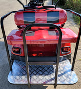 6 Passenger WildCat 48v Electric Golf Cart Limo LSV Low Speed Vehicle Six Seater - 48v - Red - BD600